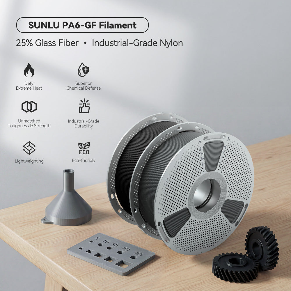 SUNLU Nylon PA6-GF — нейлон со стекловолокном 2