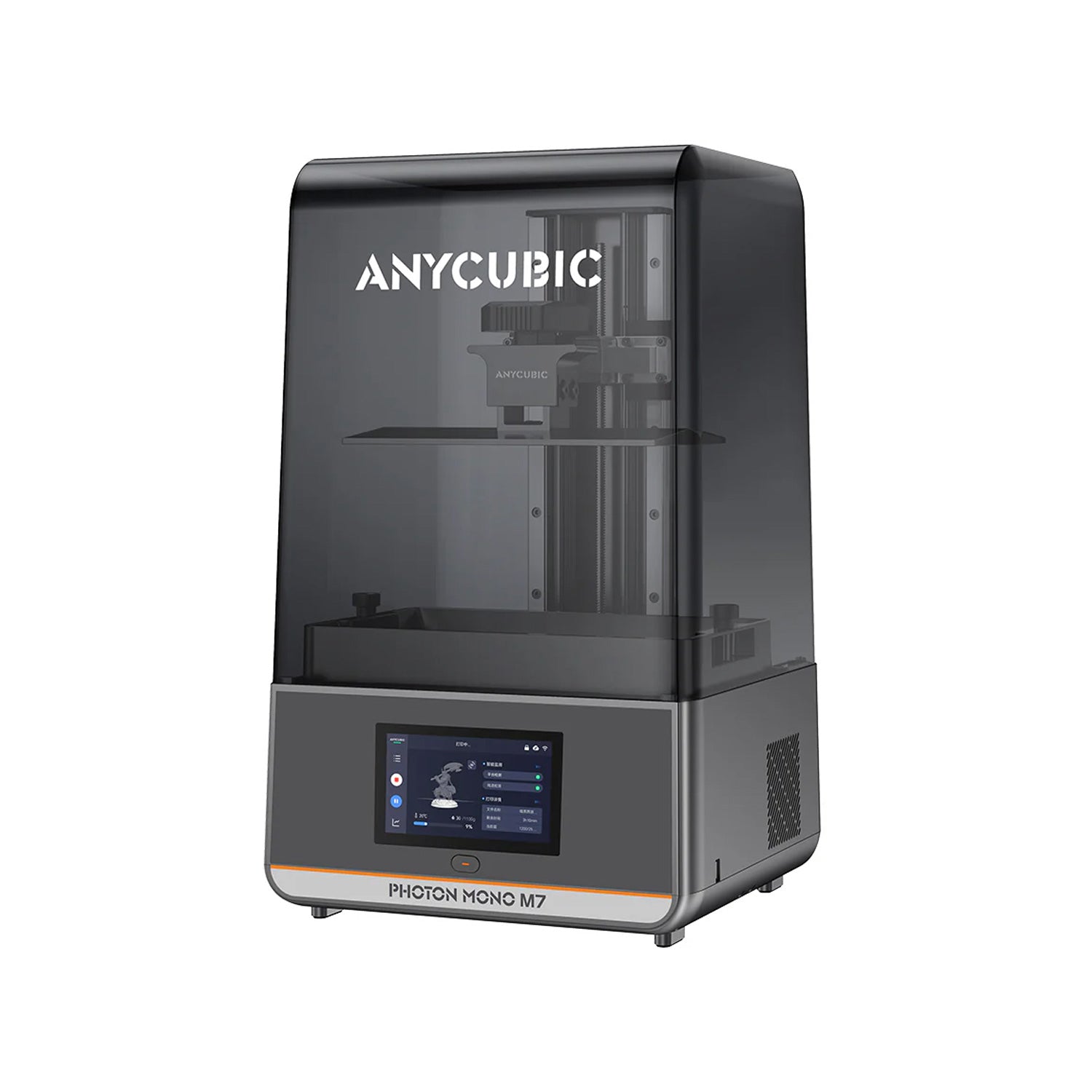 Anycubic Photon Mono M7 в три четверти с закрытым колпаком