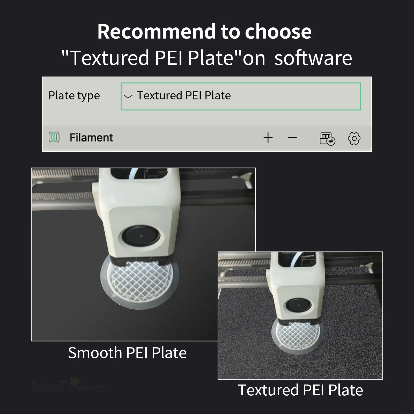 Гладкий PEI стол для Bambu Lab 3