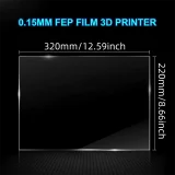 Разделительная плёнка FEP 320×220×0.15 мм для Anycubic Photon M3 Premium / Mono M5 3