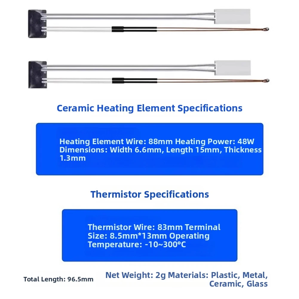 Картридж нагревателя и термистор для Bambu Lab P1 2