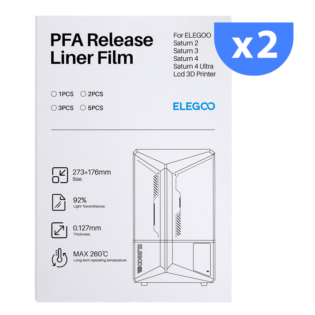 ELEGOO PFA Release Film for Saturn 4 / 4 Ultra (10 Pcs)