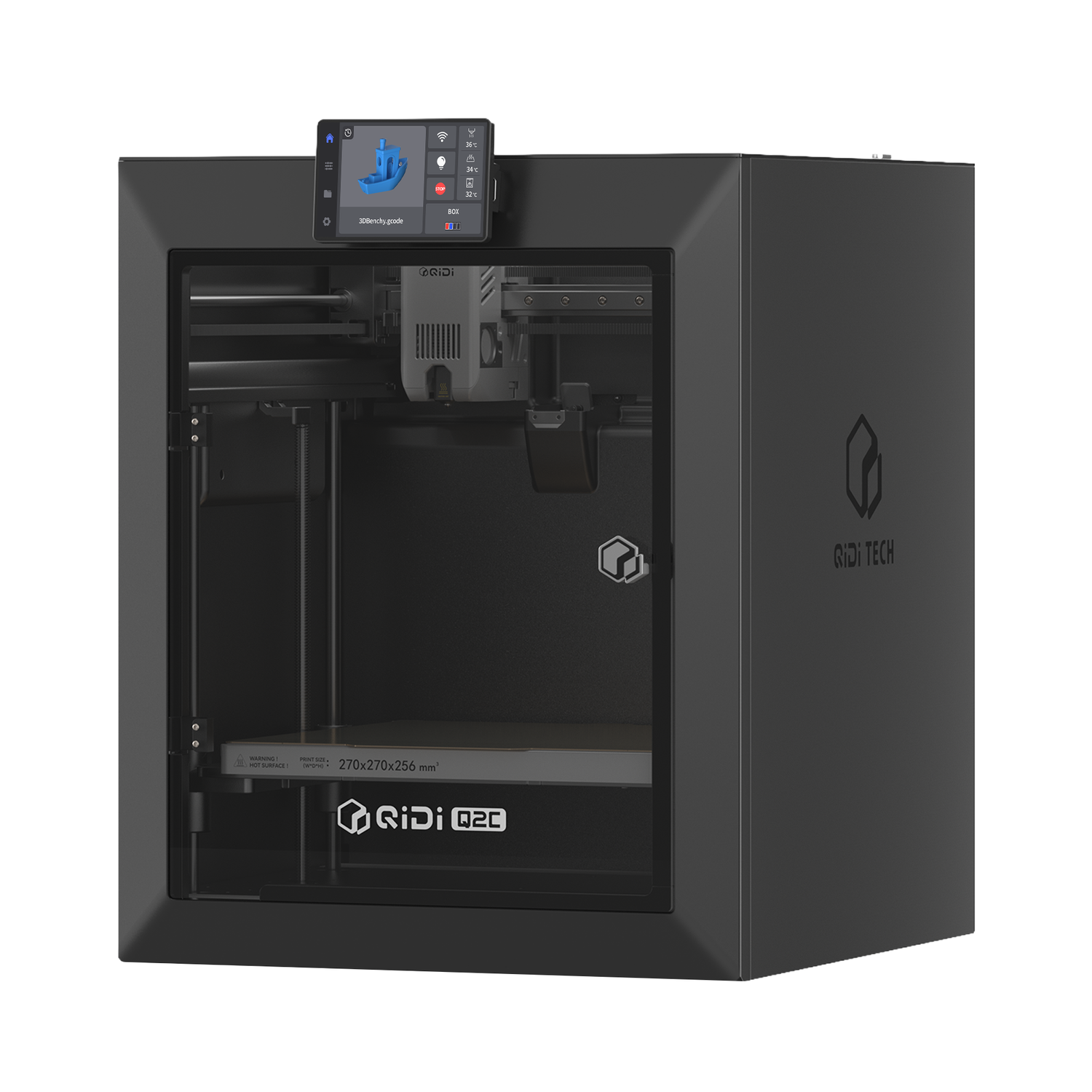 QIDI Q2C — the entry model in the lineup without an actively heated chamber