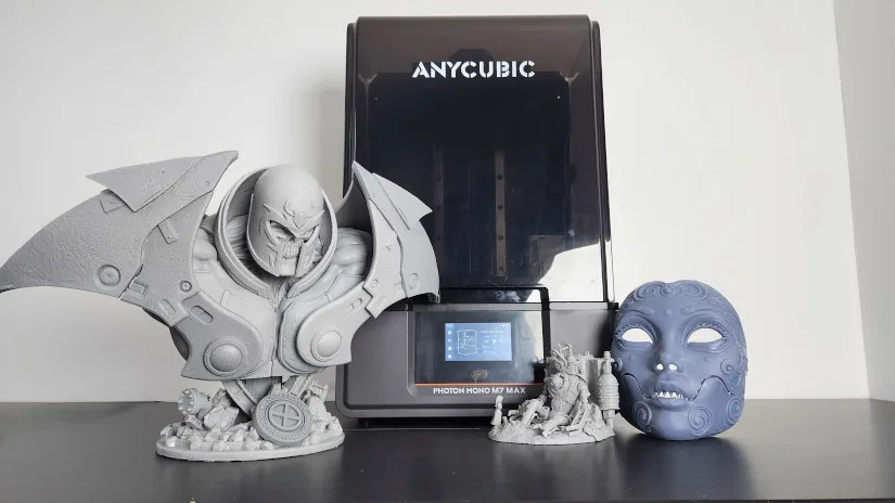 Anycubic Photon Mono M7 Max и напечатанные на нём модели