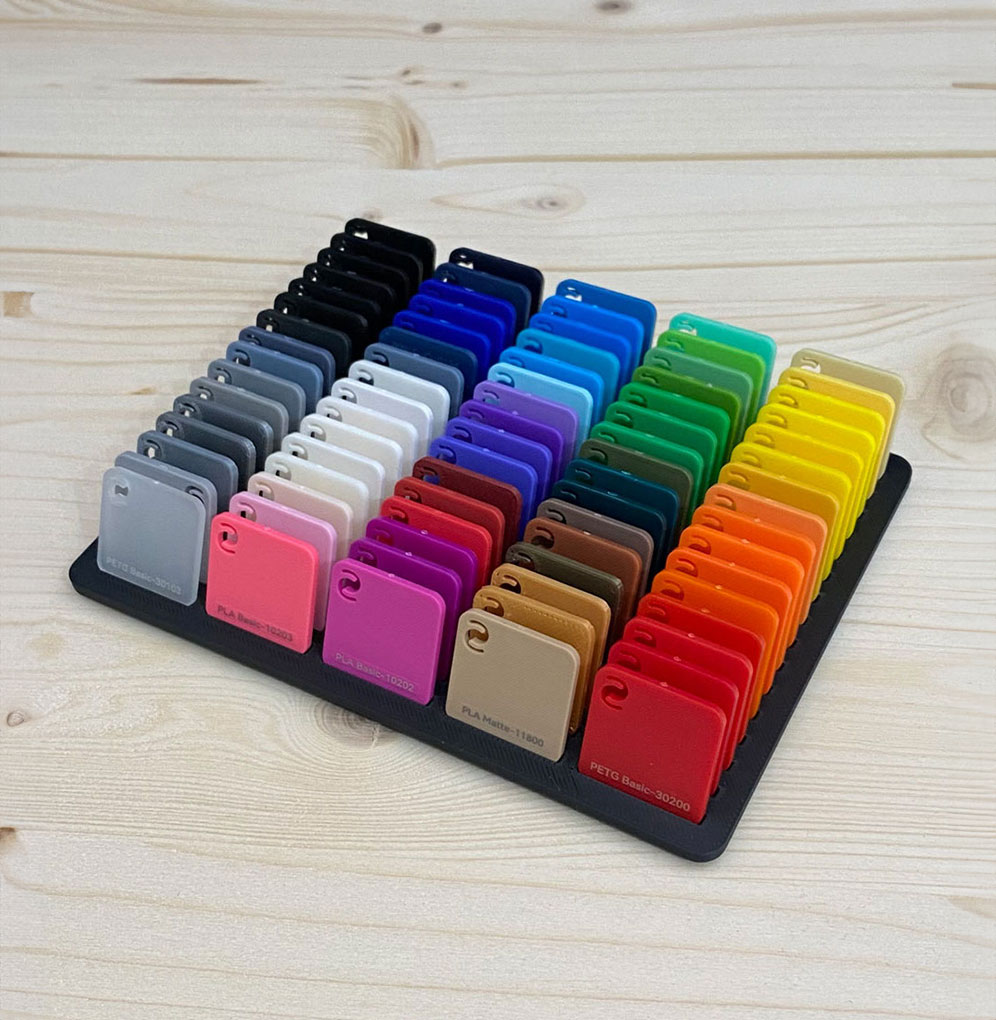 Filament swatch tray с комплектом цветных сэмплов Bambu Lab