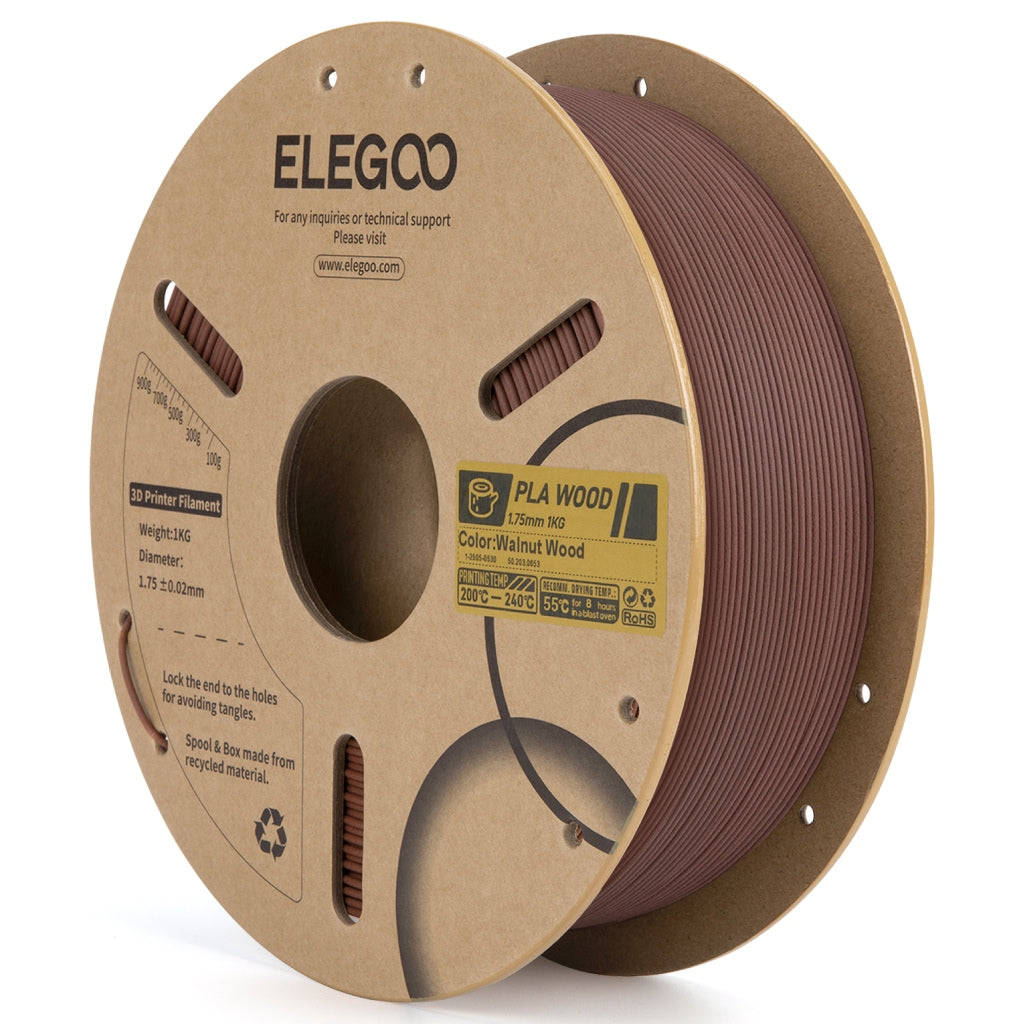 ELEGOO PLA Wood — древесный филамент PLA с эффектом дерева 2