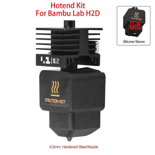 Набор хотенда с соплами из закалённой стали Bambu Lab H2D / H2S (0.2–0.8 мм)