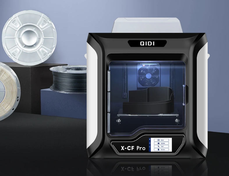 QIDI X-CF Pro — закрытый промышленный CoreXY-принтер для углеволокна и нейлона