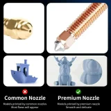 Chrome Zirconium Copper Nozzle 0.4mm for Creality K1C / K1 Max 5