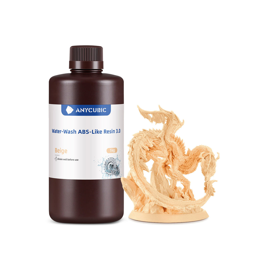 Anycubic Water-Wash ABS-Like Resin — водосмываемый фотополимер типа ABS 2