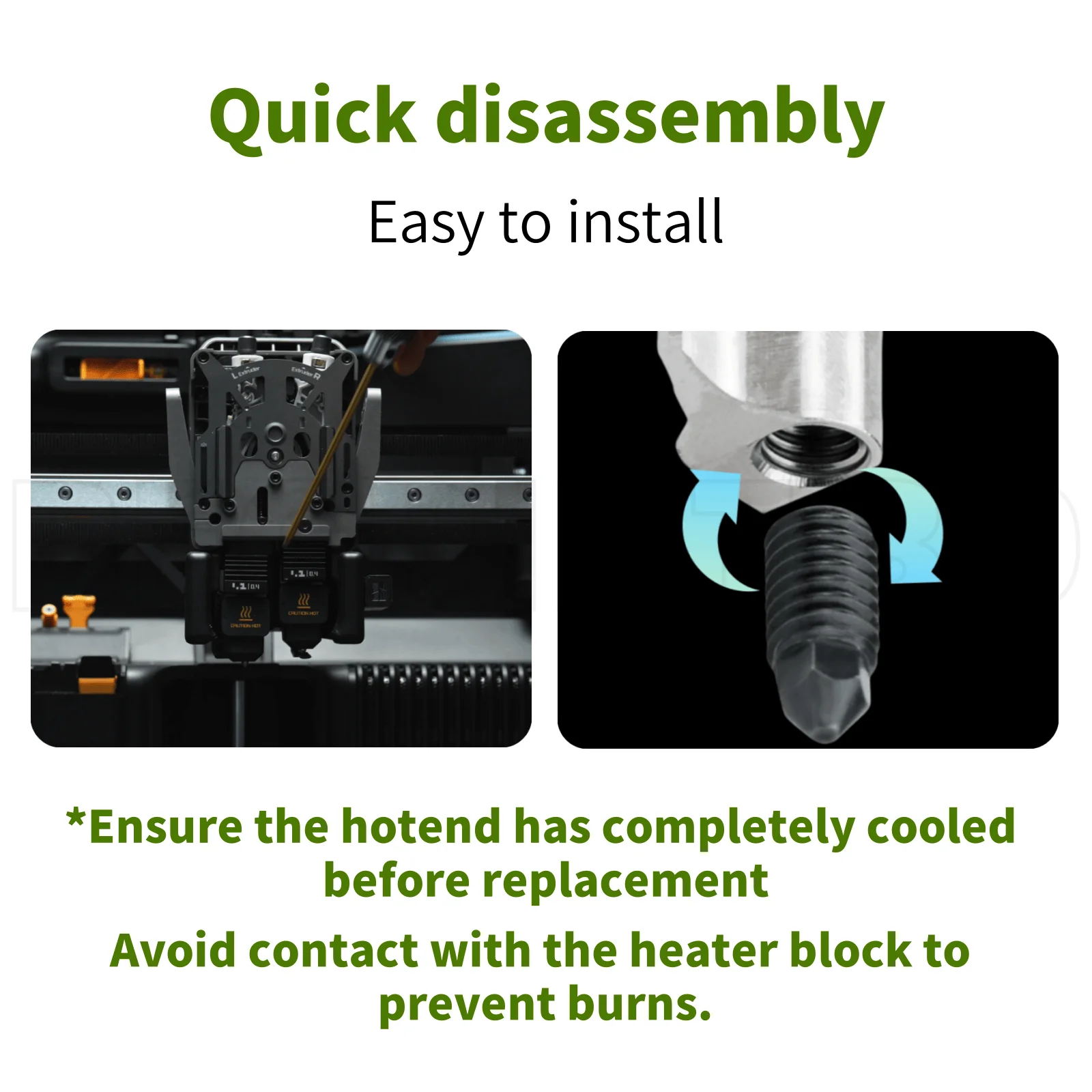 Набор хотендов H2 для Bambu Lab H2C / H2D / H2S (сторонний) 4