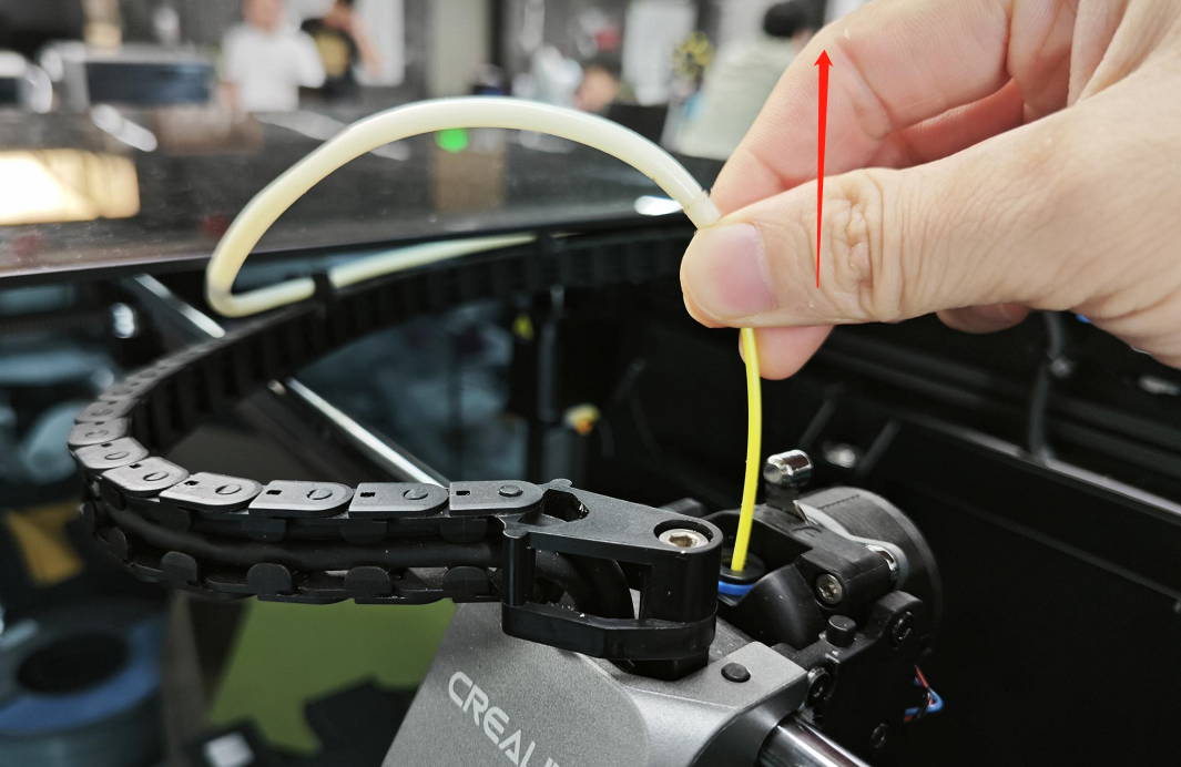 Извлечение филамента вручную при засоре K1 Max