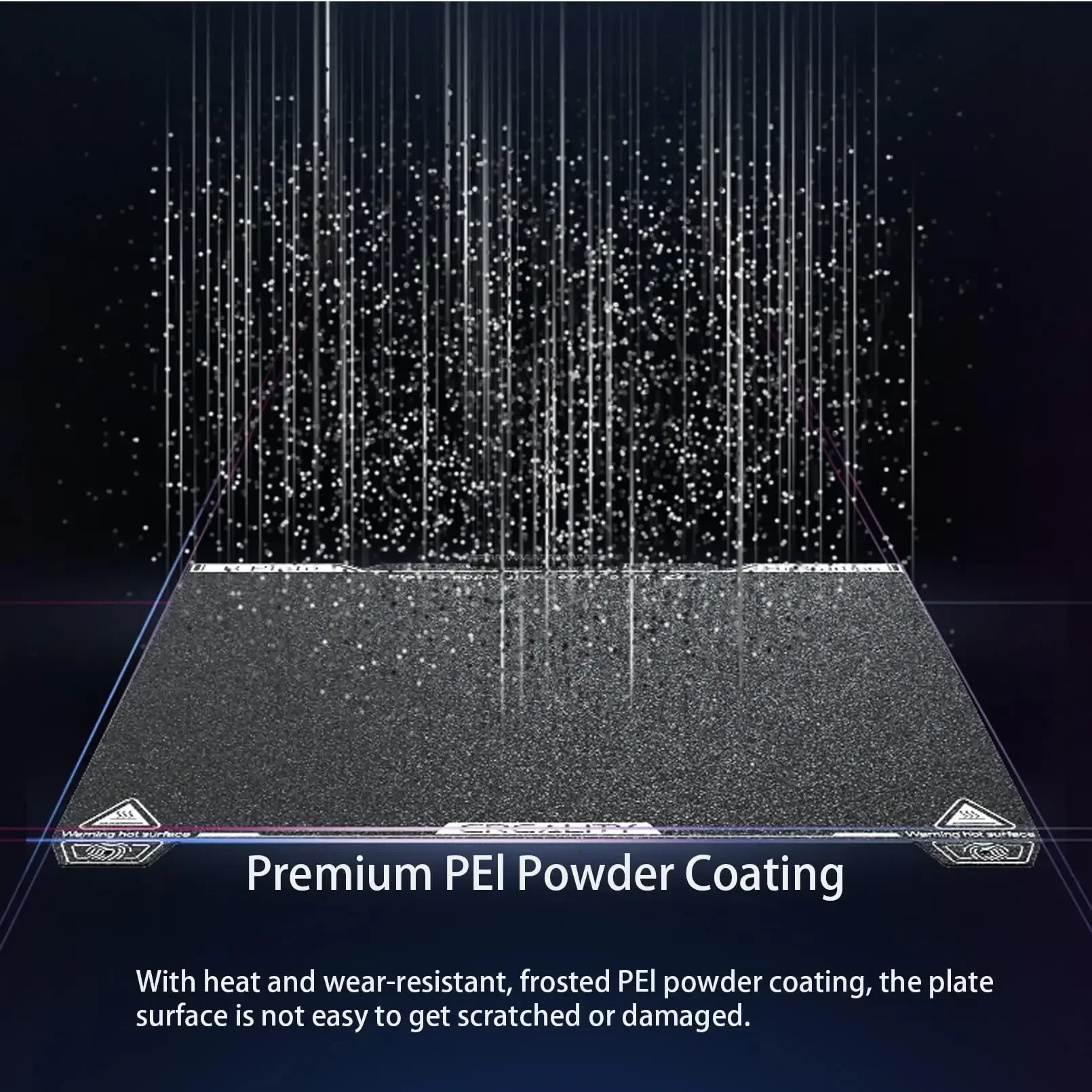 PEI стол Creality K1C 235×235 мм — комплект с очистителем 4