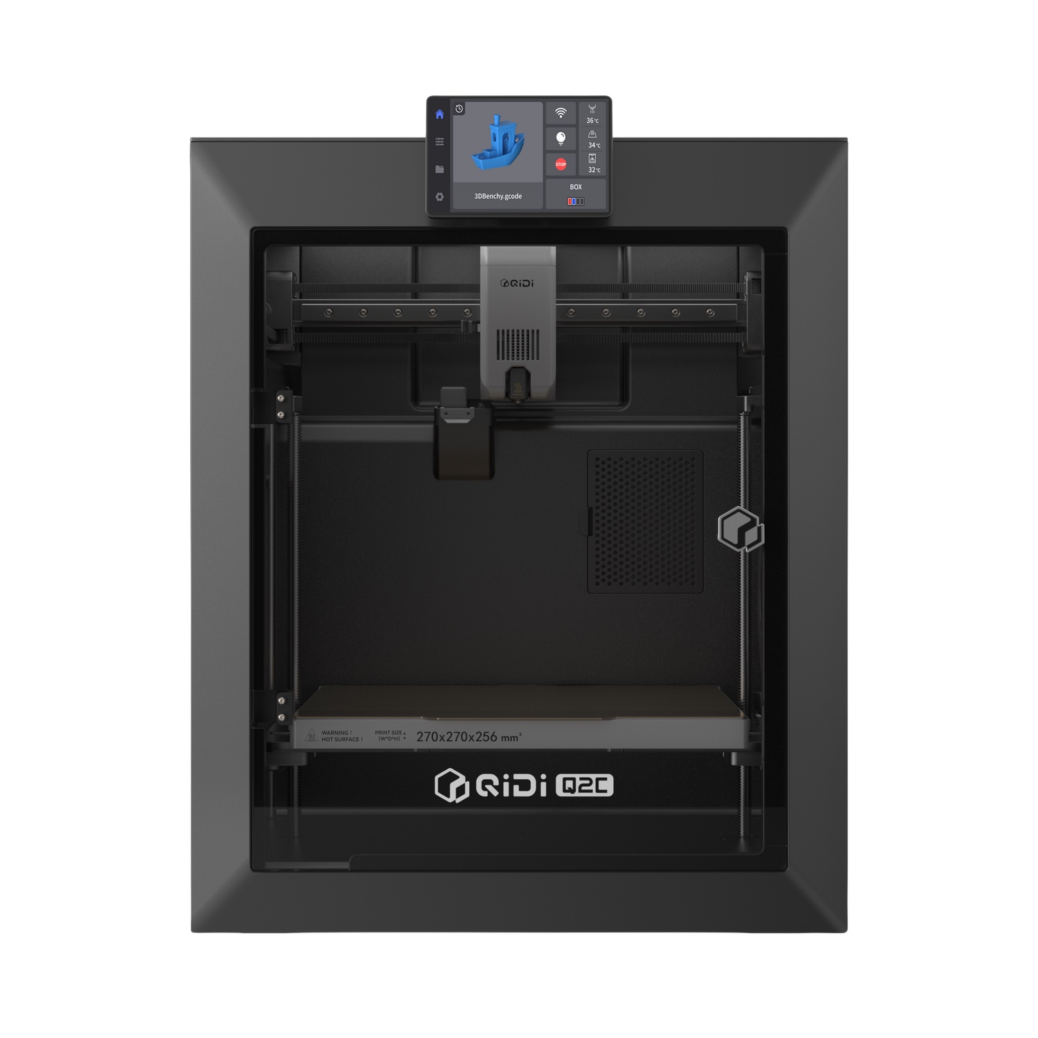 QIDI Q2C — закрытый CoreXY-принтер 270×270×256 мм, вид спереди