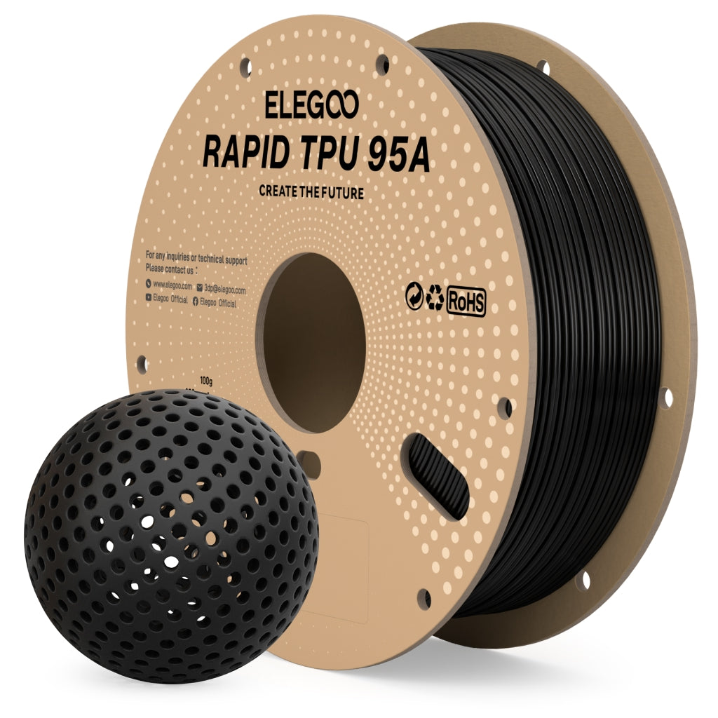 ELEGOO Rapid TPU 95A — гибкий филамент 1.75 мм