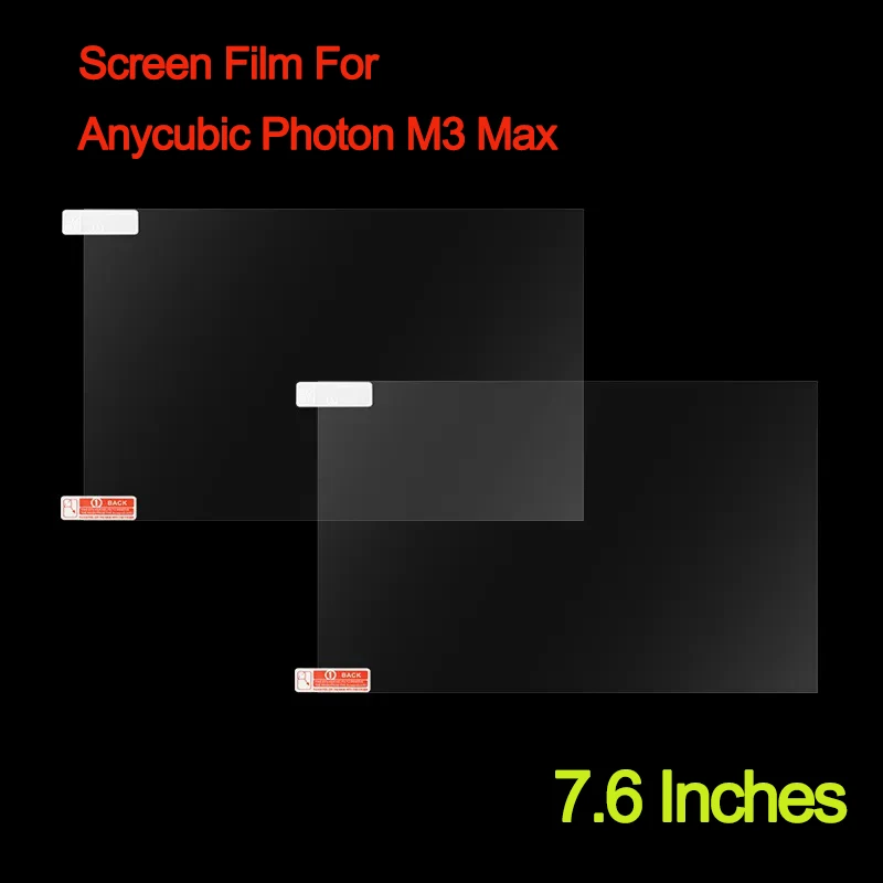 Защитная плёнка экрана 7.6" для Anycubic Photon M3: набор 5 шт 2