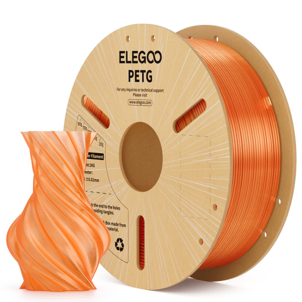 ELEGOO PETG Translucent — полупрозрачный филамент PETG 3