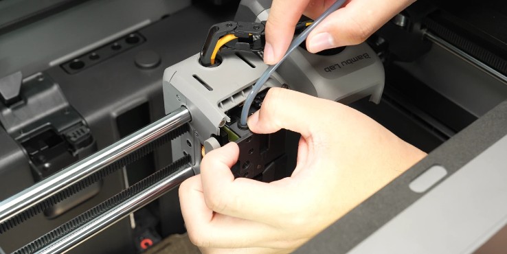 Чистка экструдера P2S — разборка шестерней