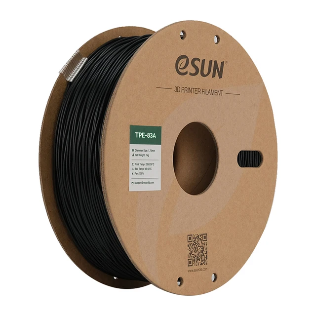 eSUN TPE-83A — мягкий эластичный филамент