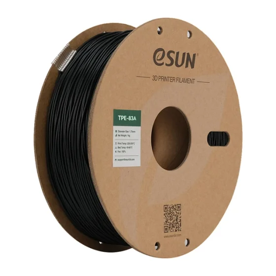 eSUN TPE-83A — мягкий эластичный филамент