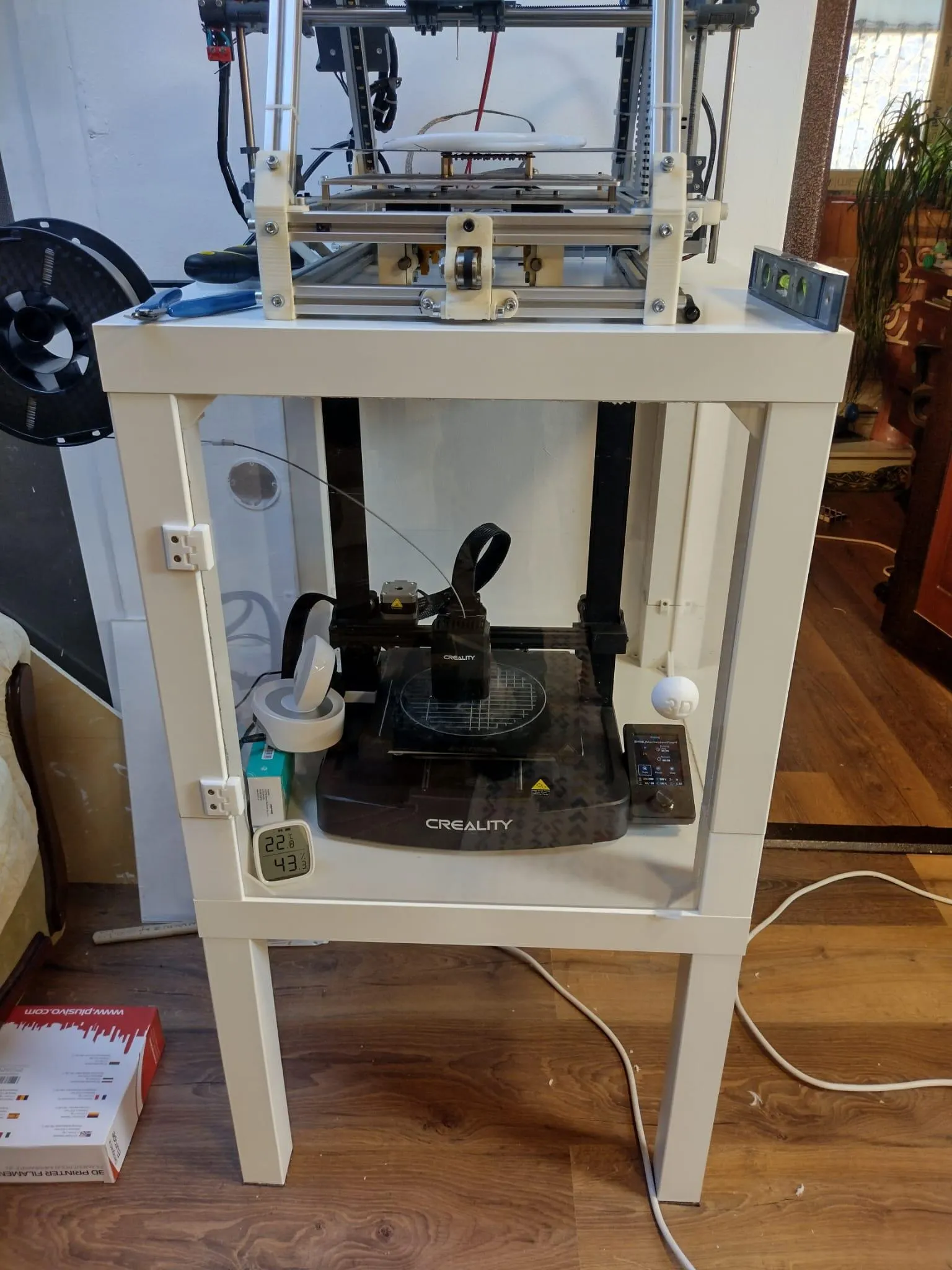Закрытая камера на базе IKEA Lack для Ender 3 V3 SE — итоговая сборка
