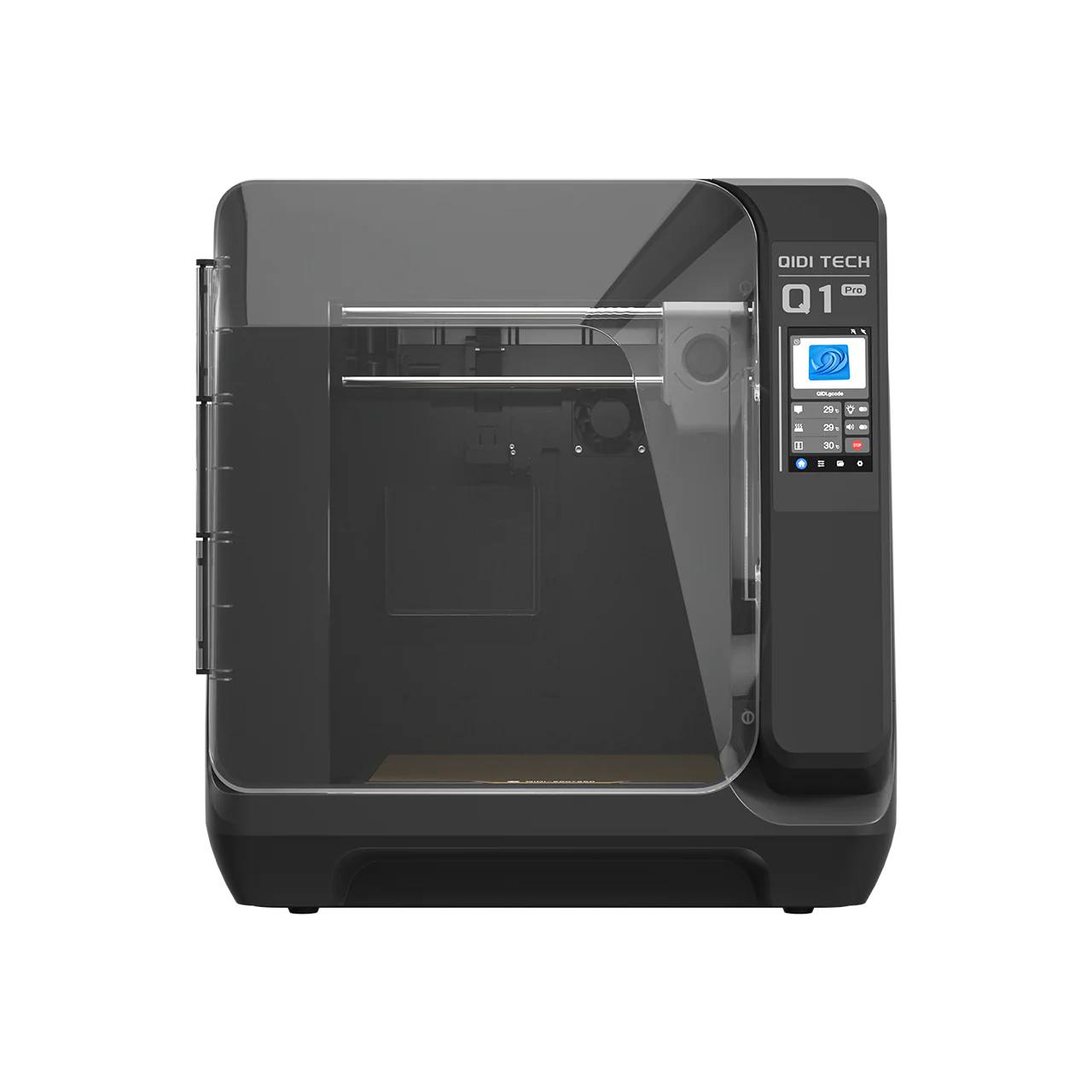 QIDI Q1 Pro enclosed CoreXY printer, 245×245×245 mm, with a heated chamber