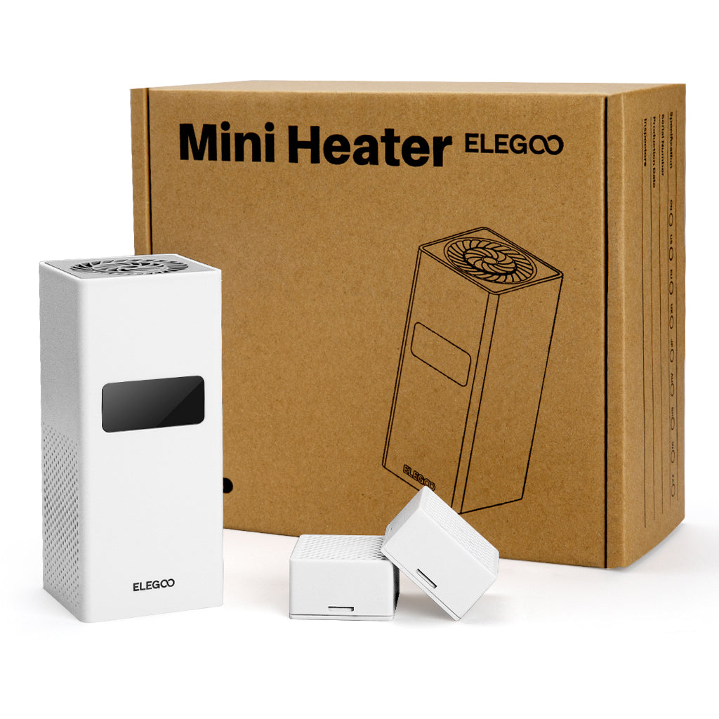 Mini Heater установлен на заднюю панель принтера через переходную пластину