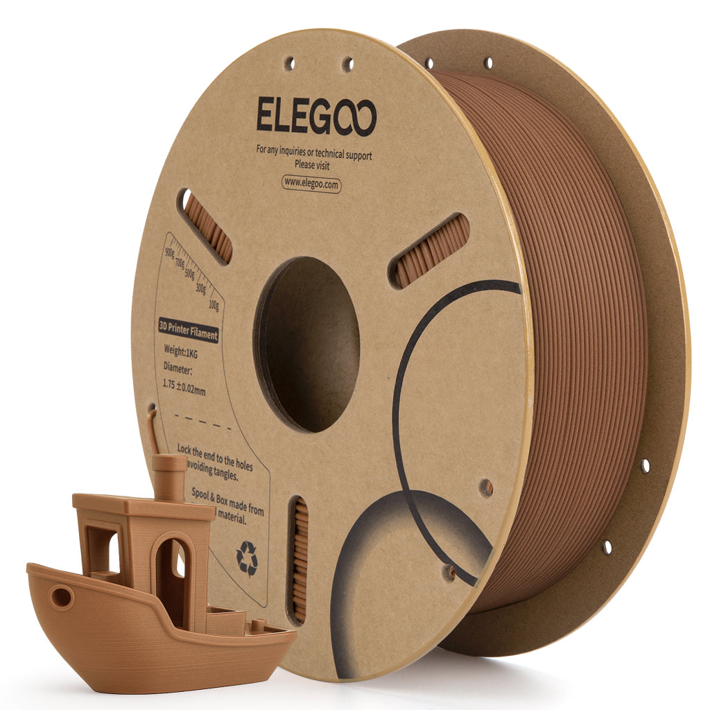 ELEGOO PLA Wood — древесный филамент PLA с эффектом дерева 4