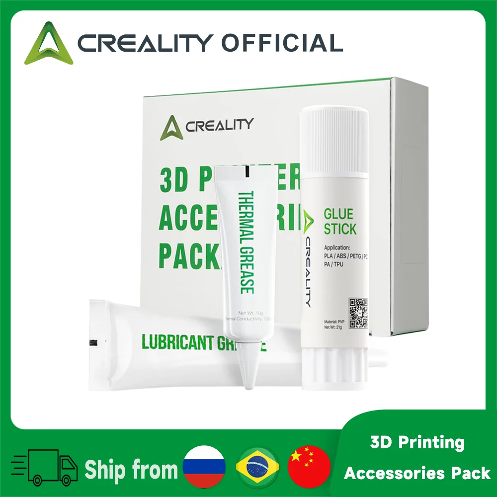 Набор для обслуживания Creality: термопаста + смазка + клей для стола