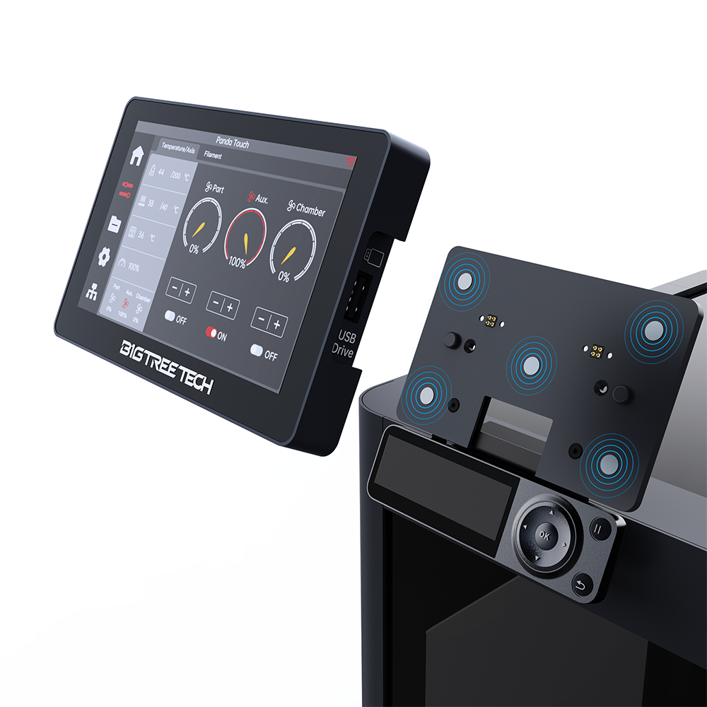 Сенсорный экран BIGTREETECH Panda Touch на магнитном креплении для Bambu Lab P1S