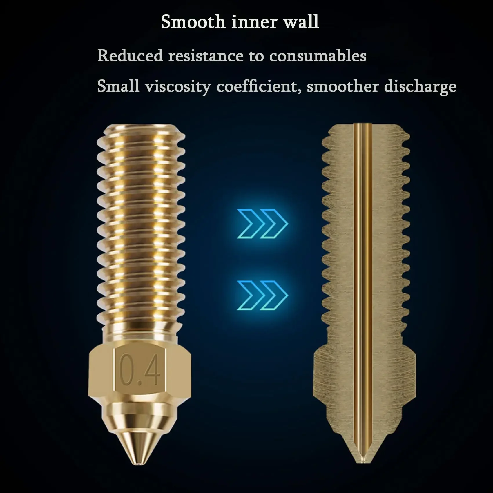Латунные сопла 0.4mm для Creality K1 / K1 Max (набор 1/5/10 шт.) 5