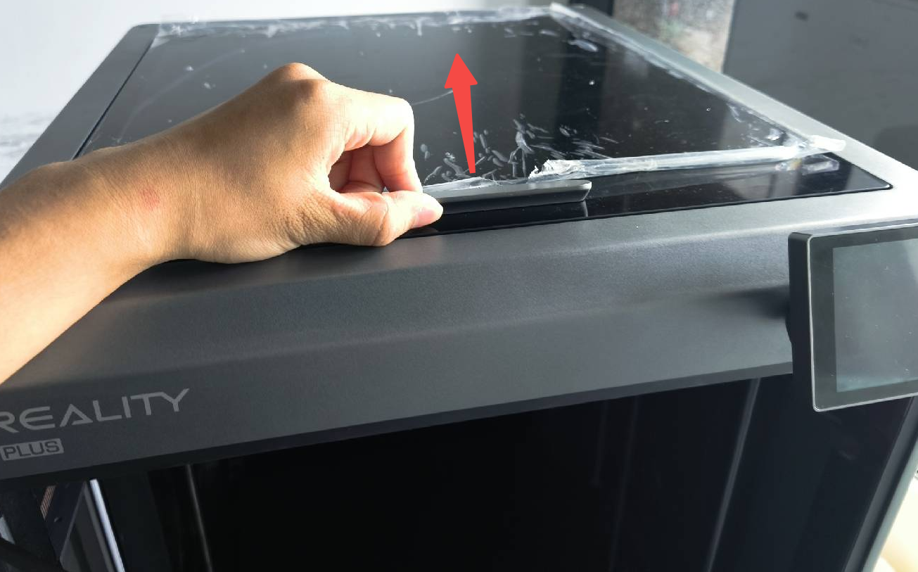 Снятие передней крышки экструдера K2 — доступ к лезвию резака филамента