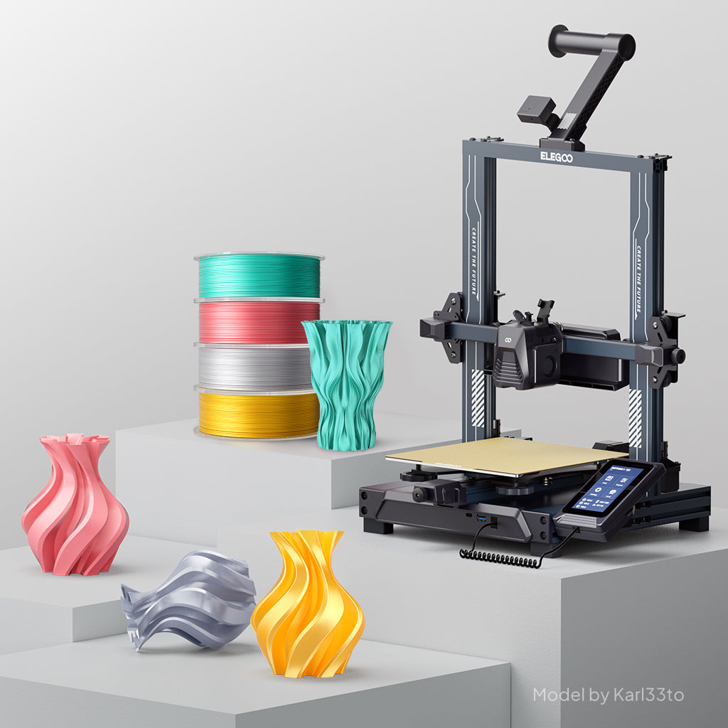 ELEGOO PLA Silk — шёлковый филамент PLA с глянцевым блеском 2