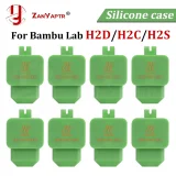 Силиконовый носок на хотенд Bambu Lab H2D/H2S/H2C (зелёный) 2
