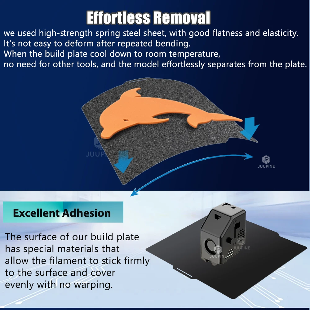 Стол PEI гладкий для Bambu Lab P1S/X1C/A1 5