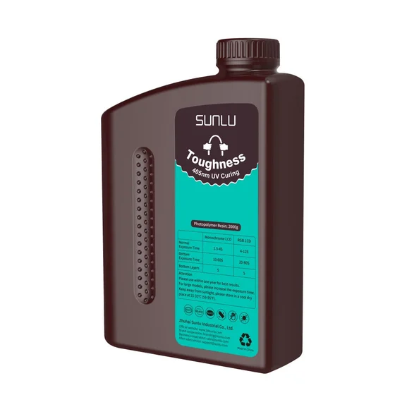 SUNLU High Toughness Resin — 405nm Impact-Resistant Resin