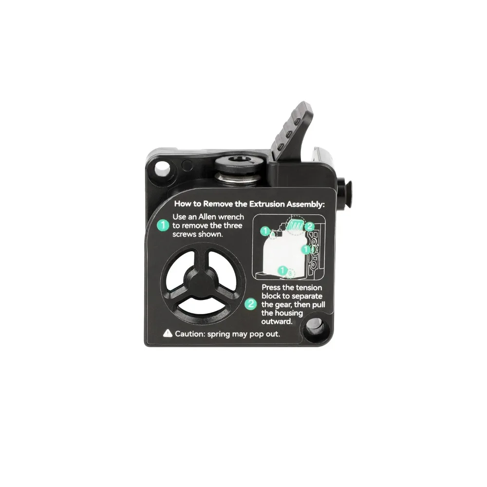 Передняя крышка экструдера Creality K2/K2 Pro/K2 Plus 5