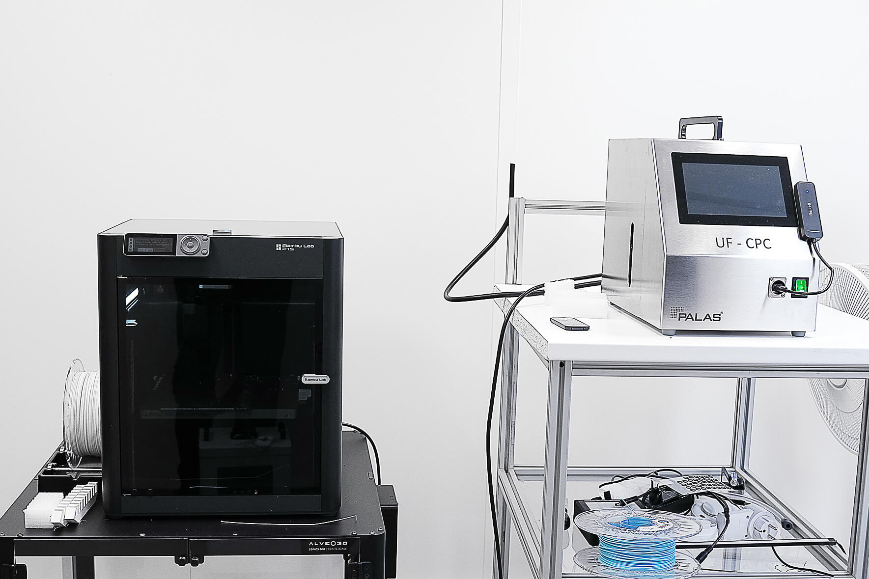 Замеры выбросов Bambu Lab X1C с установленным HEPA-13 и угольным фильтром Alveo3D