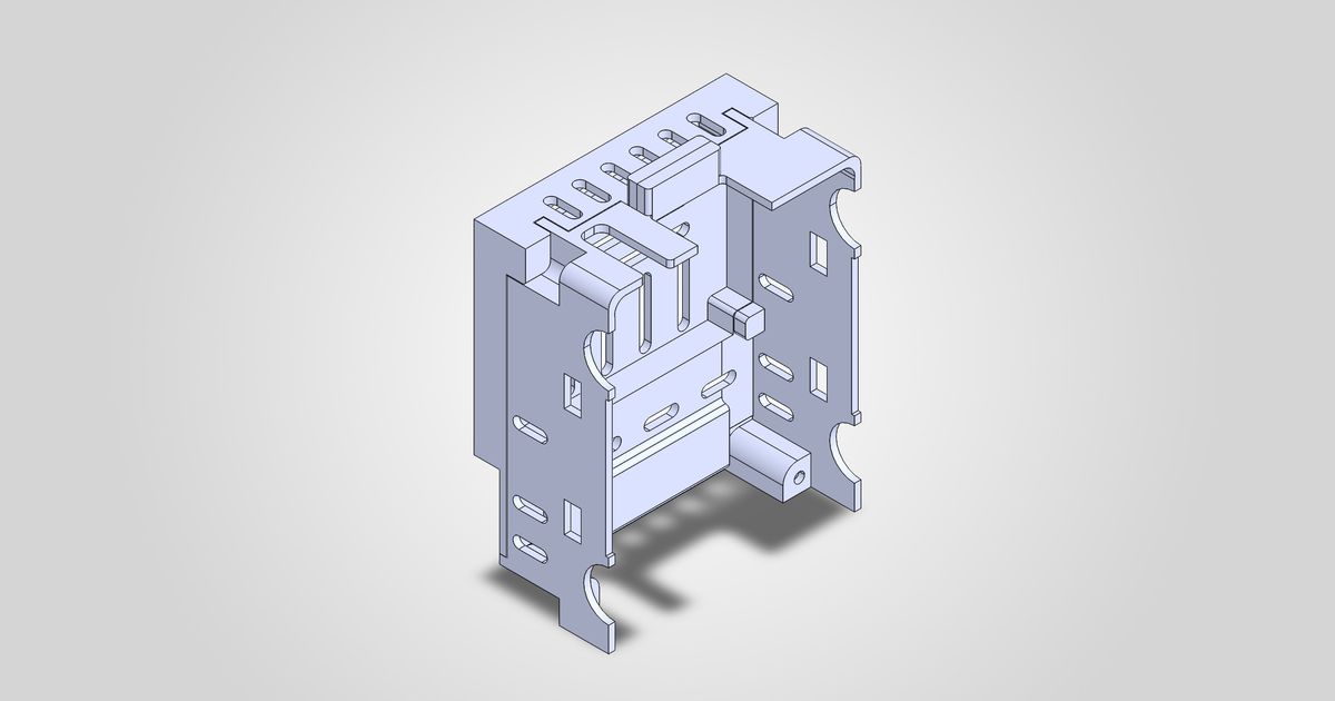 Two-piece back plate for the QIDI Q1 Pro toolhead giving quick access