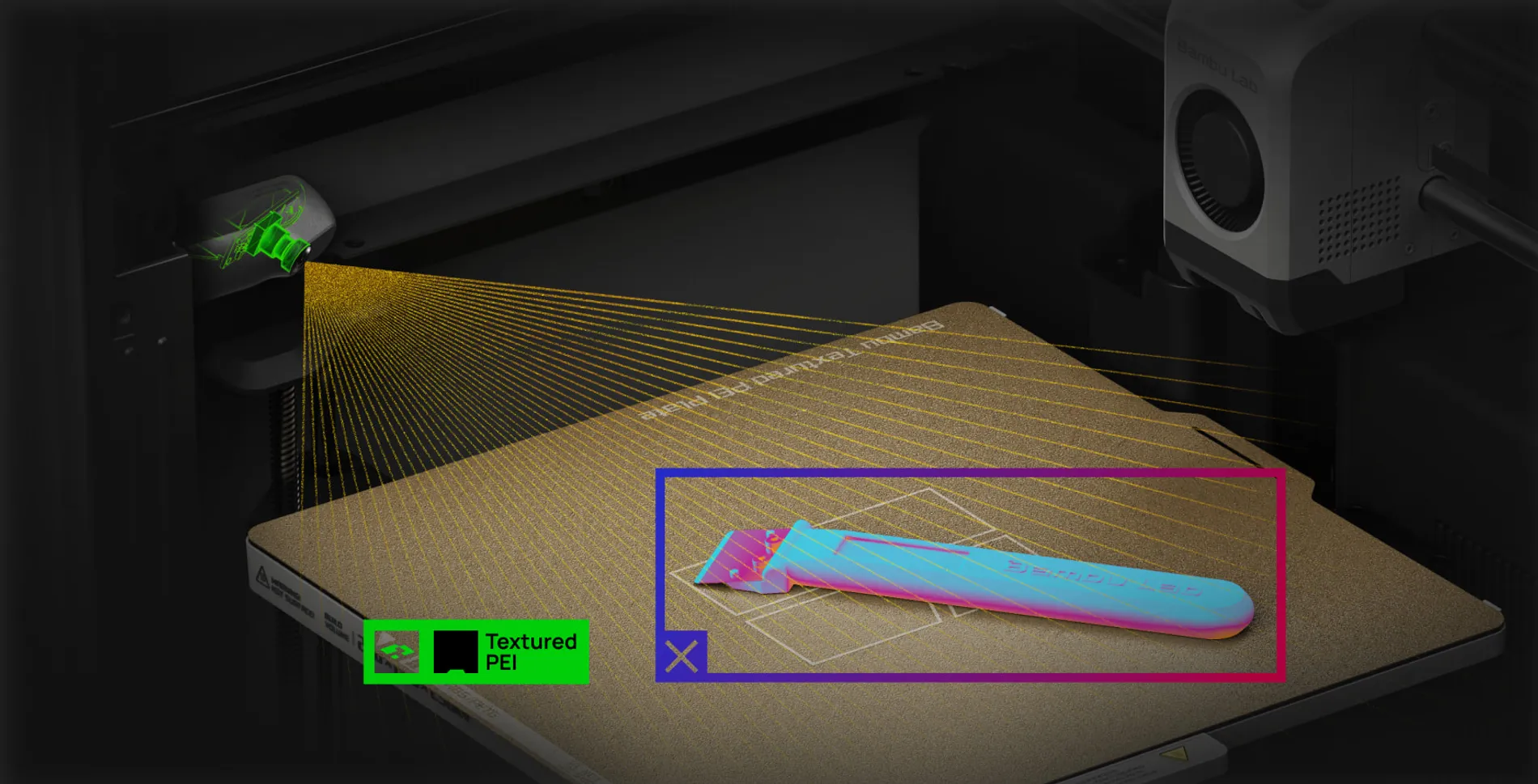 AI-детекция дефектов печати на Bambu Lab P2S — мониторинг спагетти и адгезии