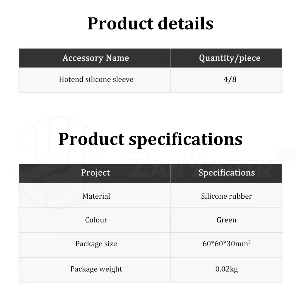 Силиконовый носок на хотенд Bambu Lab H2D/H2S/H2C (зелёный) 5