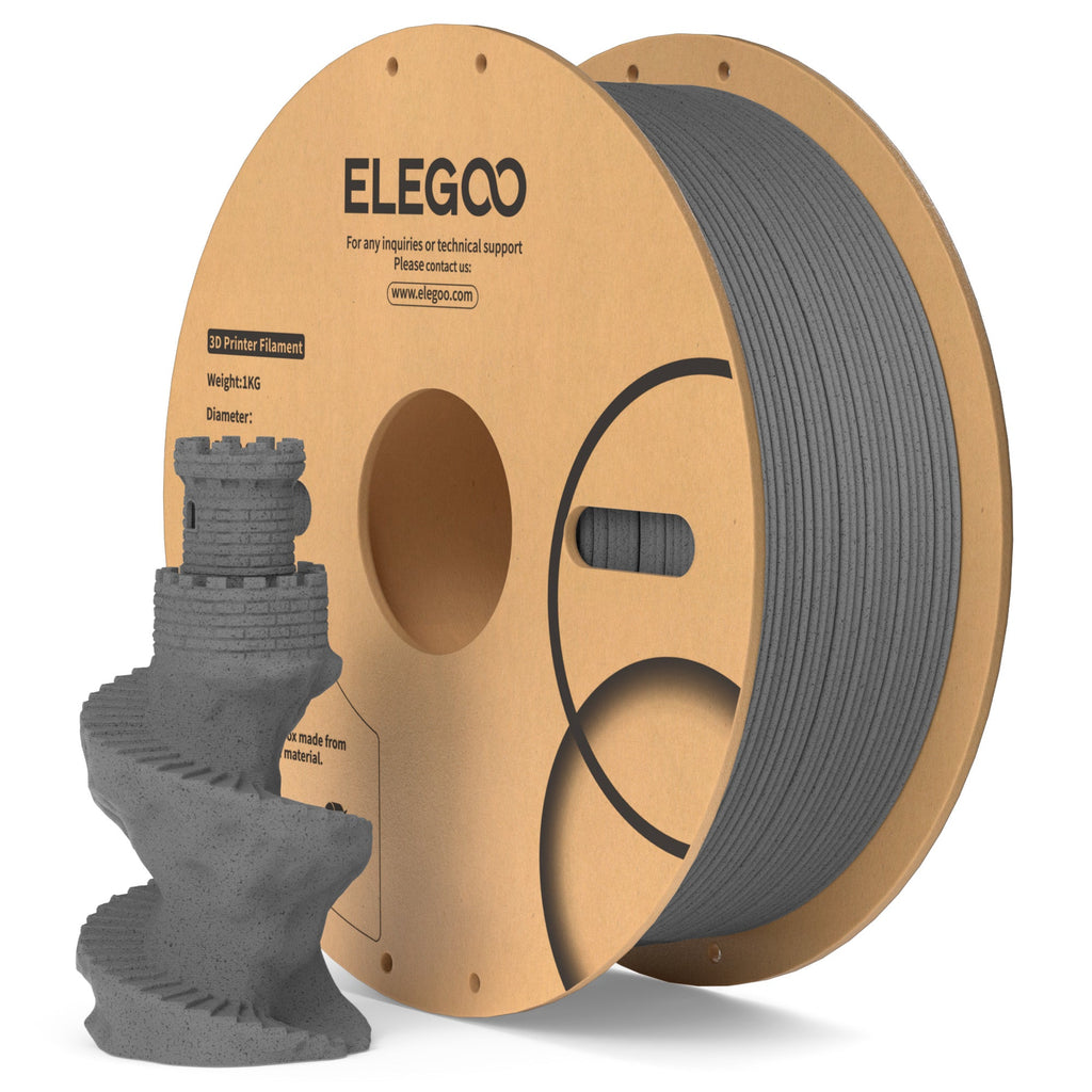 ELEGOO PLA Marble — мраморный филамент PLA с каменной текстурой 3