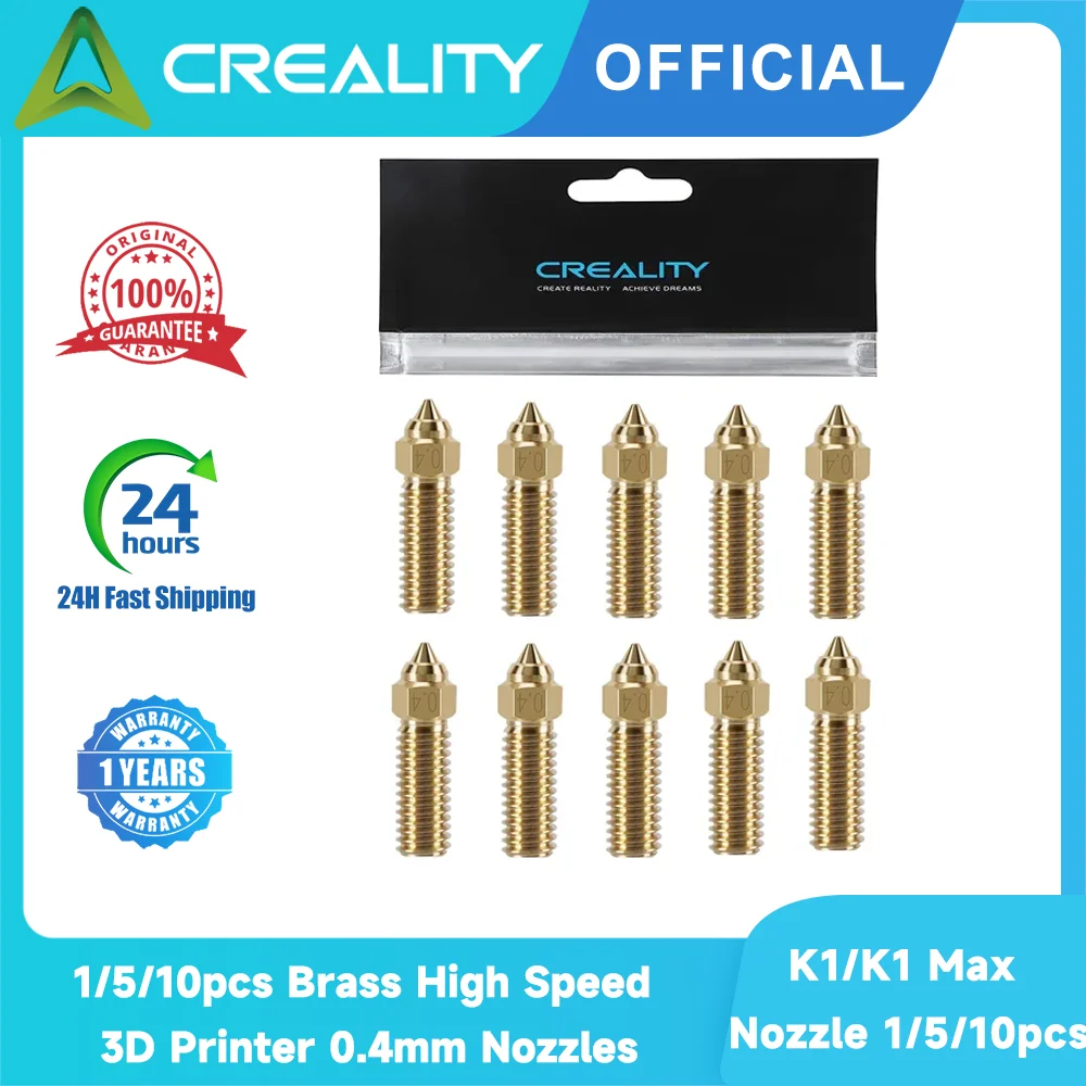 Латунные сопла 0.4mm для Creality K1 / K1 Max (набор 1/5/10 шт.) 2