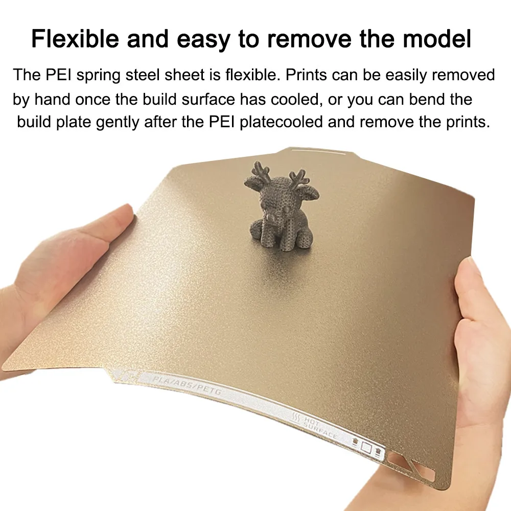 PEI Build Plate 257x257mm Thickened 0.5mm for Bambu Lab P2S 3