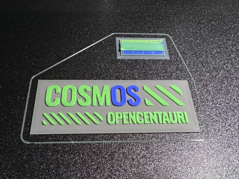 Многоцветная тестовая печать на прошивке COSMOS для Centauri Carbon