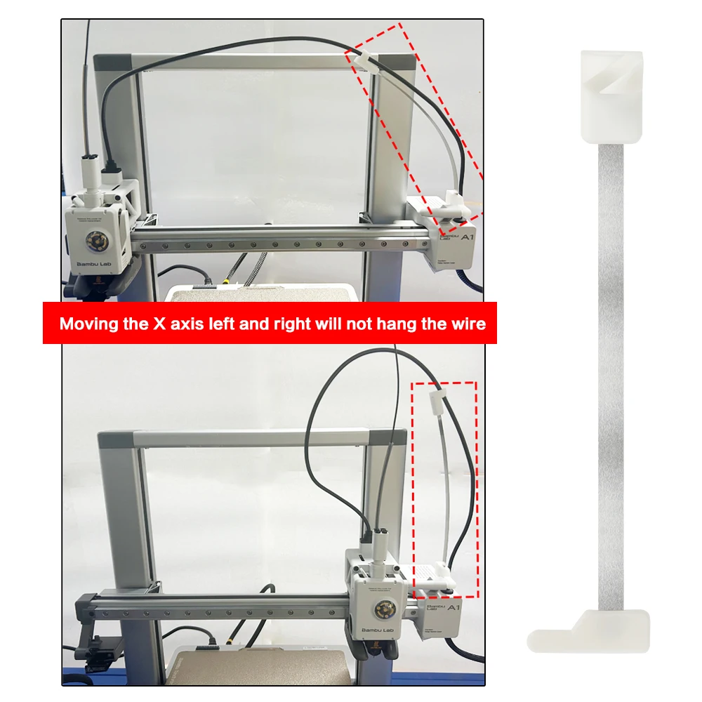 Кабель-канал для Bambu Lab A1 — защита проводов 3