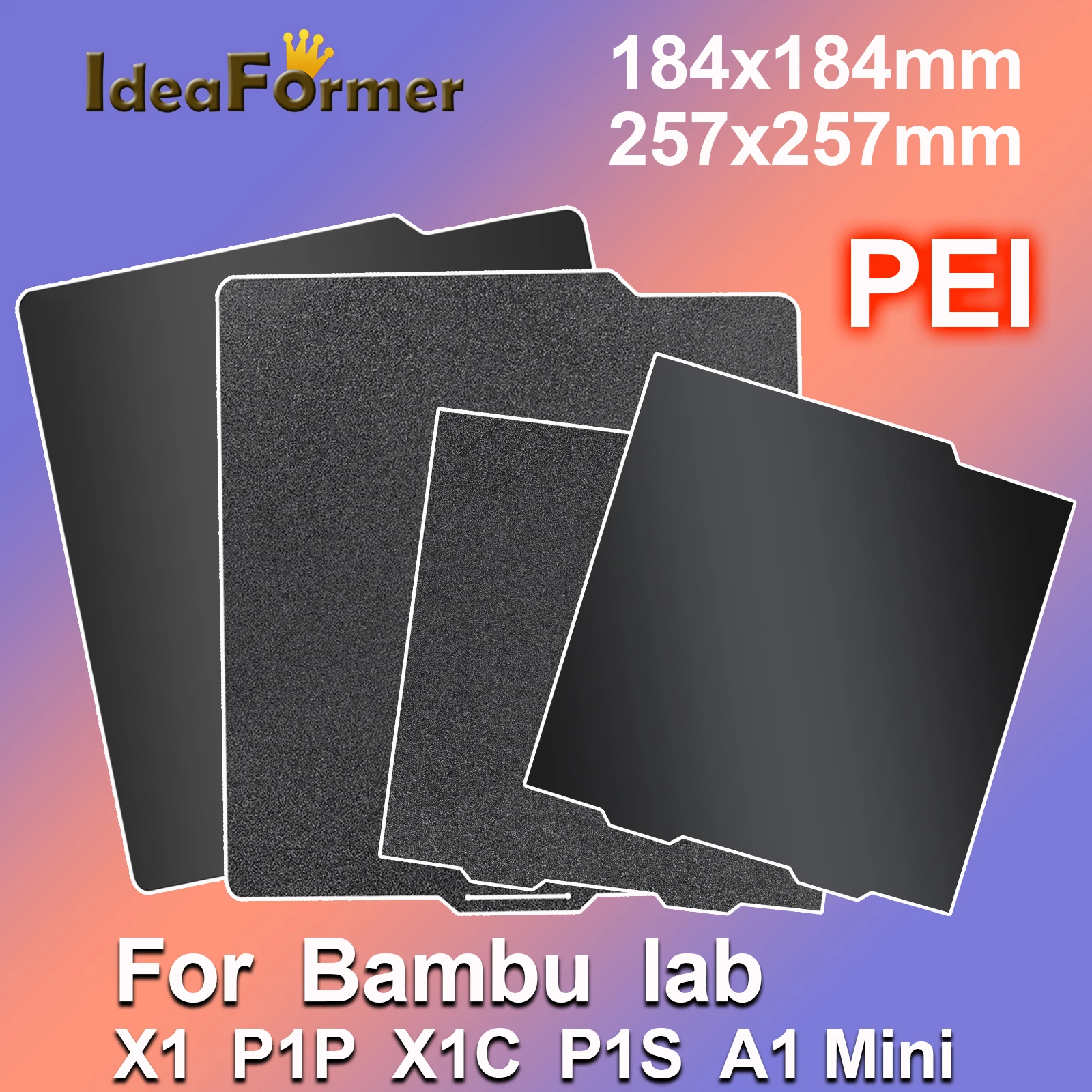 Гладкий PEI стол для Bambu Lab 2