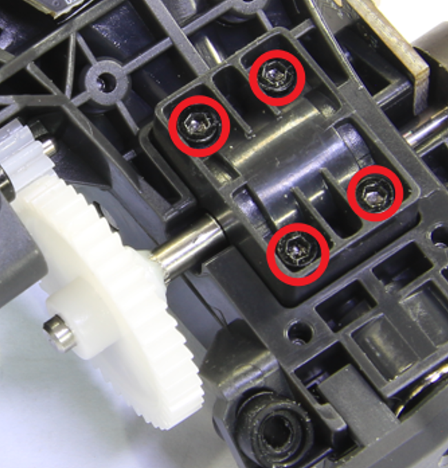 Internal hub unit AMS — 4 винта, которые нужно подтянуть для устранения проскальзывания