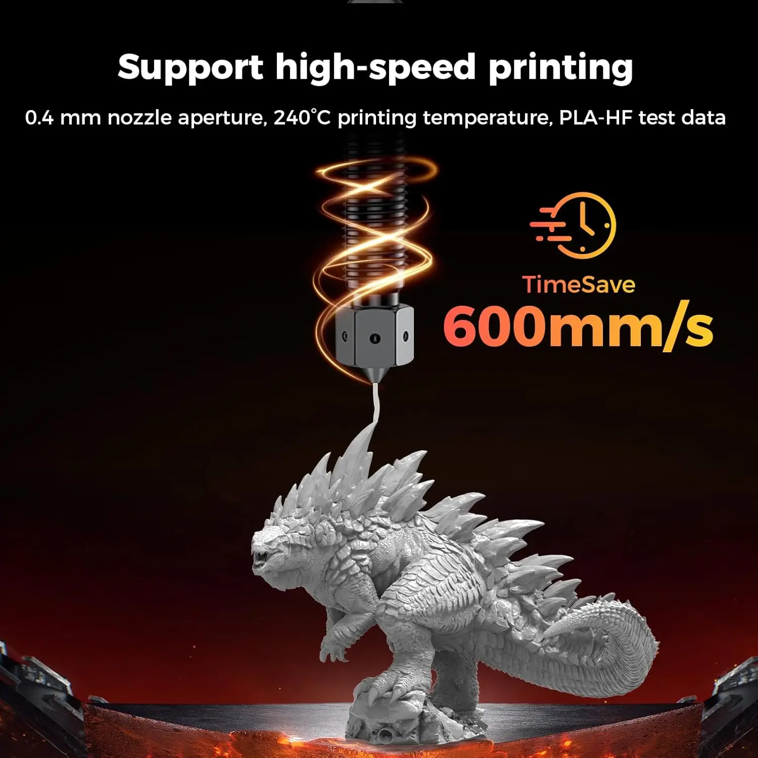 Сопло E3D Obxidian 0.4мм для Creality K2 Plus / K2 Pro / Creality Hi 4
