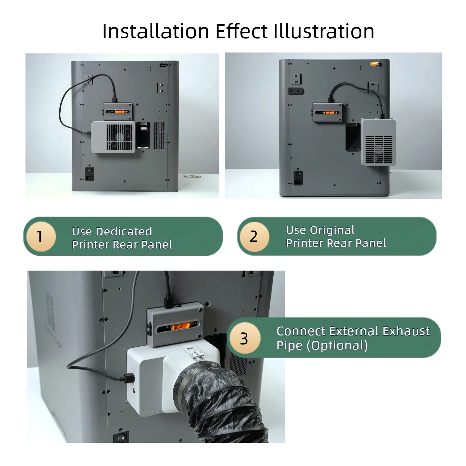 Exhaust Fan Kit for Bambu Lab P2S 5